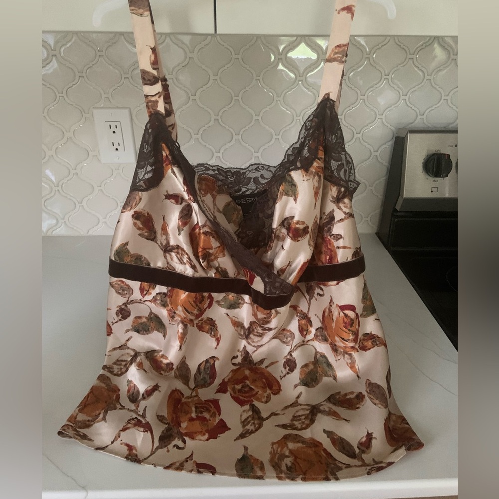 Satin Tank with Fall Colors